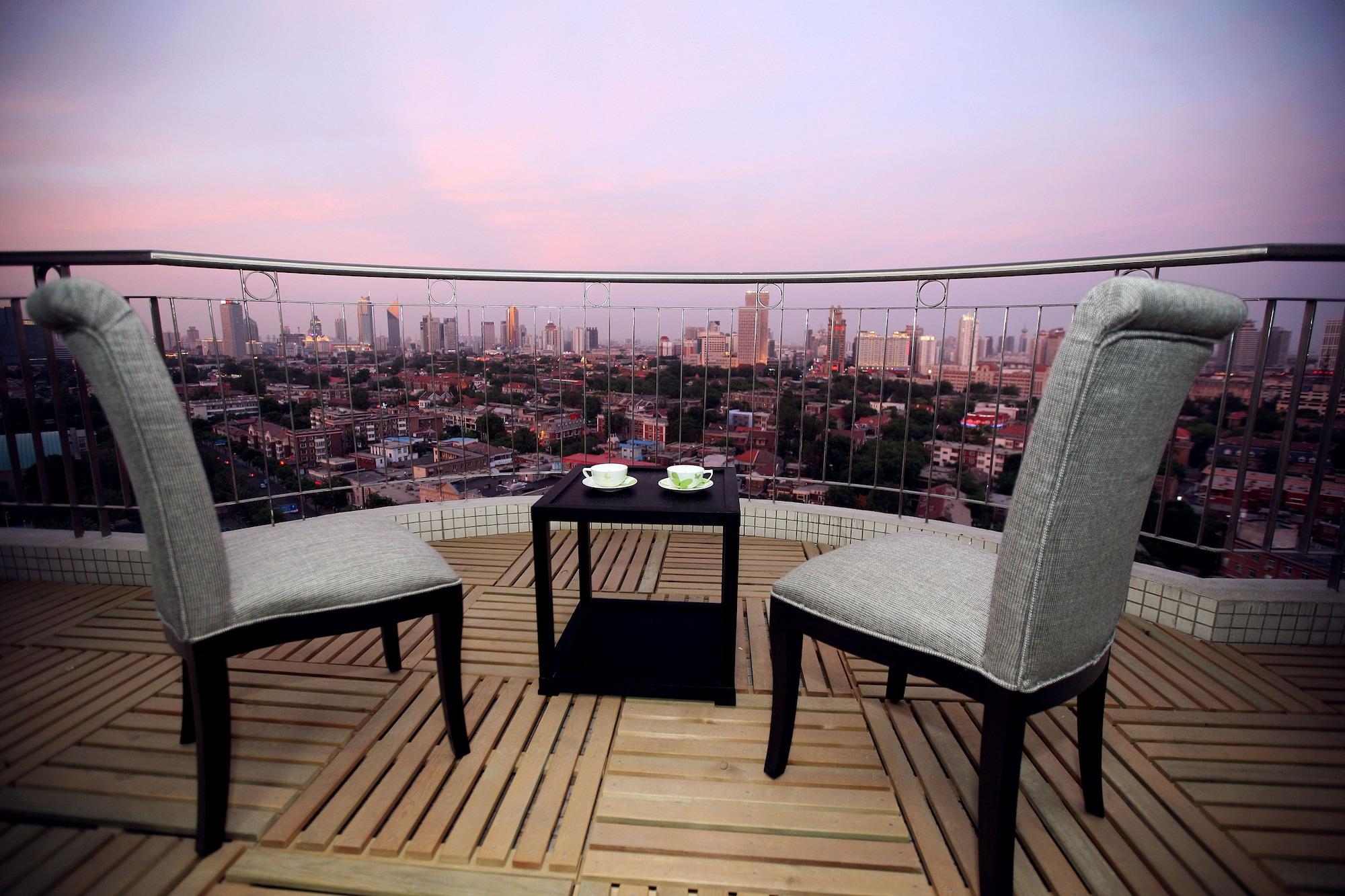 Somerset Olympic Tower Tianjin Bagian luar foto