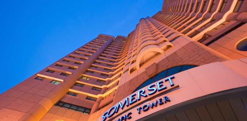 Somerset Olympic Tower Tianjin Bagian luar foto
